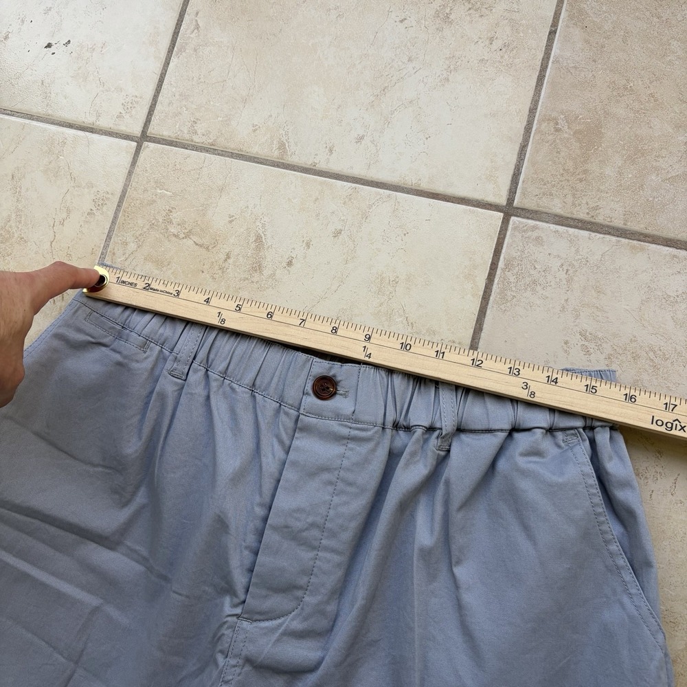 Woof Clothing Shorts Mens Medium Gray Commando Mesh Lined Button Fly Chino Flex - Picture 7 of 8